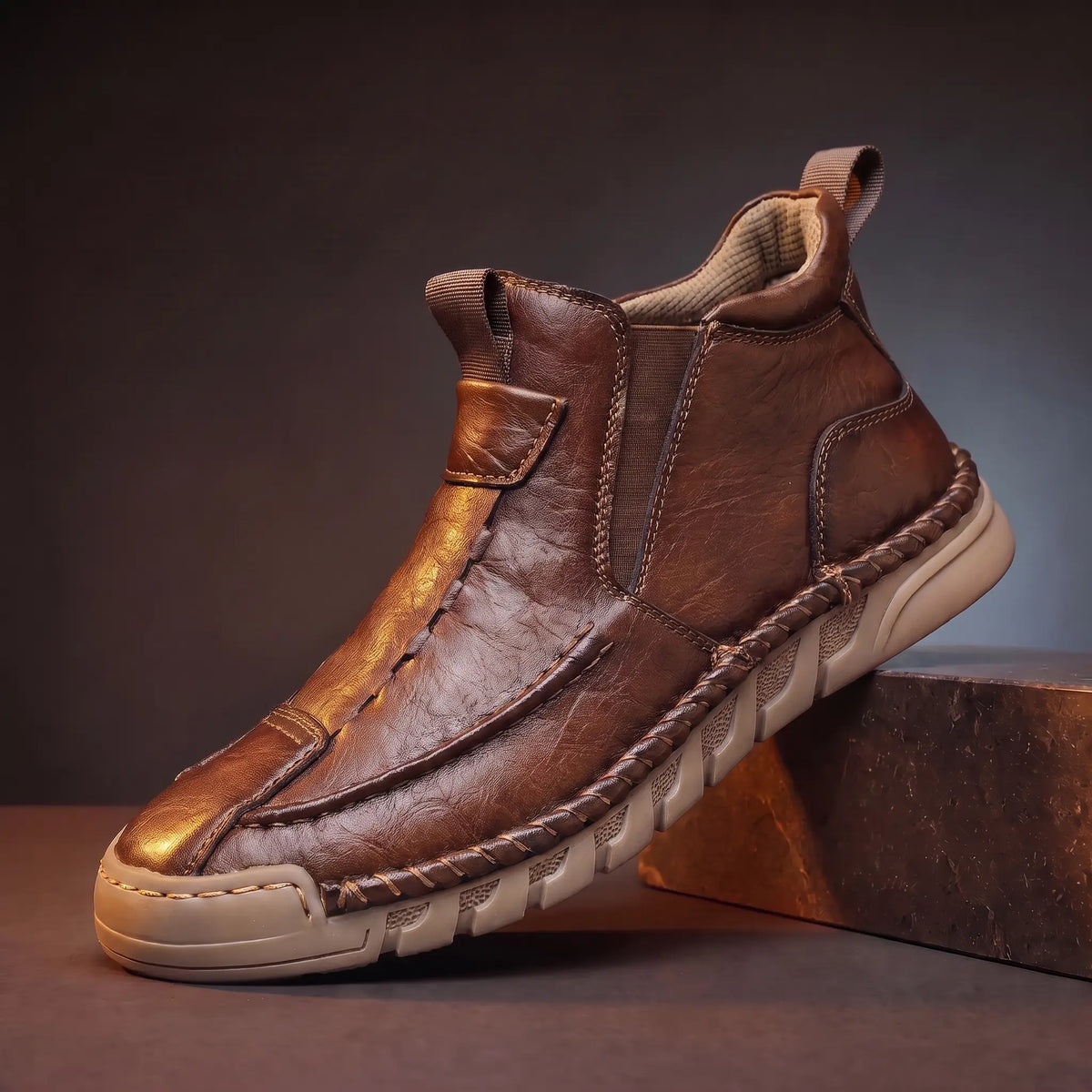 Bottines Saddle Seam