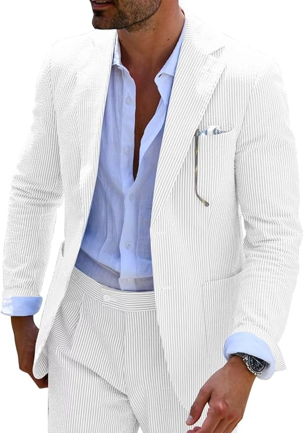 DELAUNAY | Complet Été à Rayures (Pantalons + Veste)