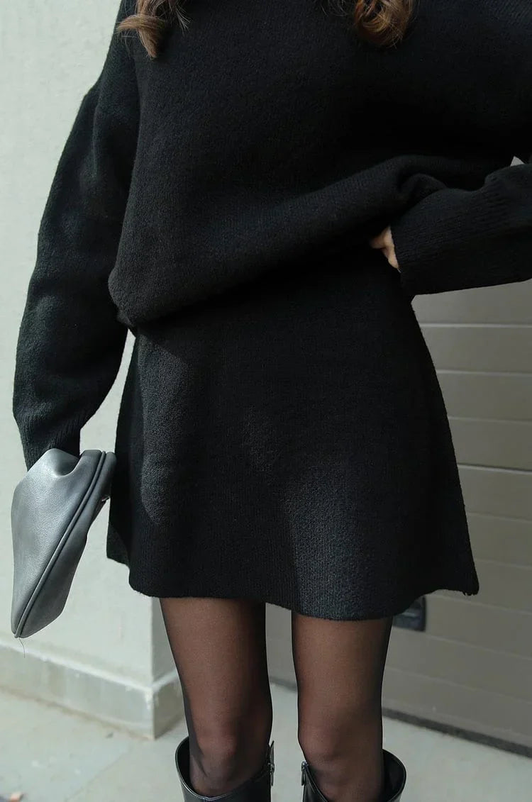 DELAUNAY | Ensemble Maille Pull et Jupe
