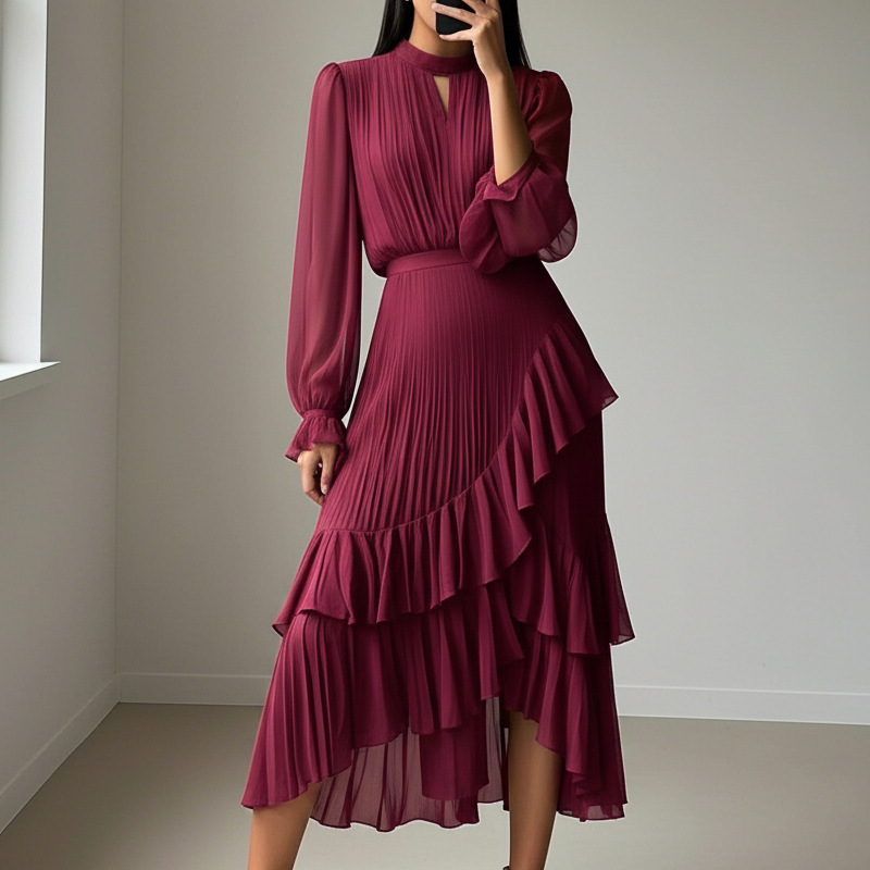 Dianna™ Robe midi plissée