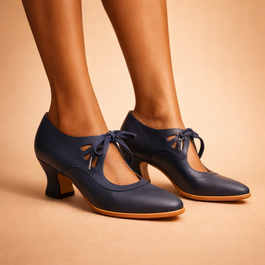 Delaunay | Escarpins Lacés Rétro Sylvie
