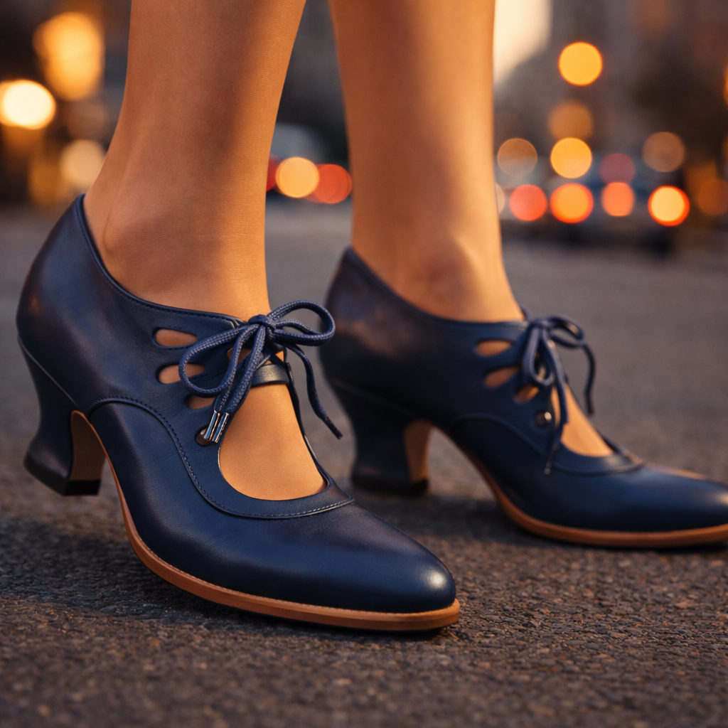 Delaunay | Escarpins Lacés Rétro Sylvie