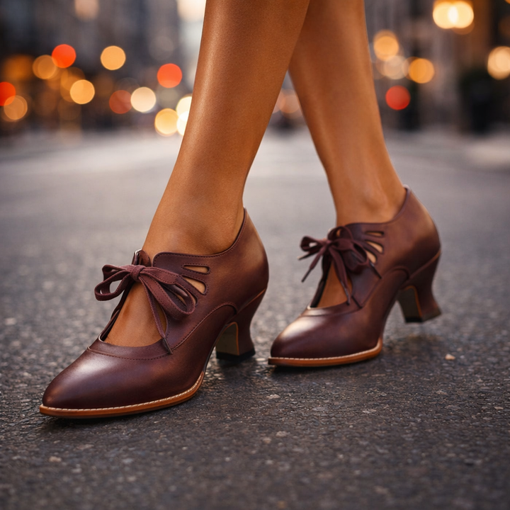 Delaunay | Escarpins Lacés Rétro Sylvie