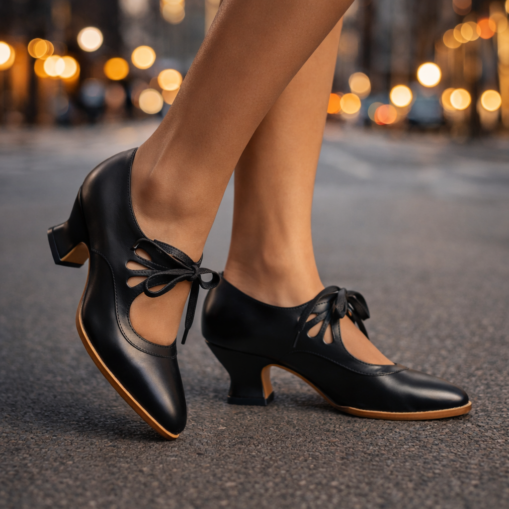Delaunay | Escarpins Lacés Rétro Sylvie