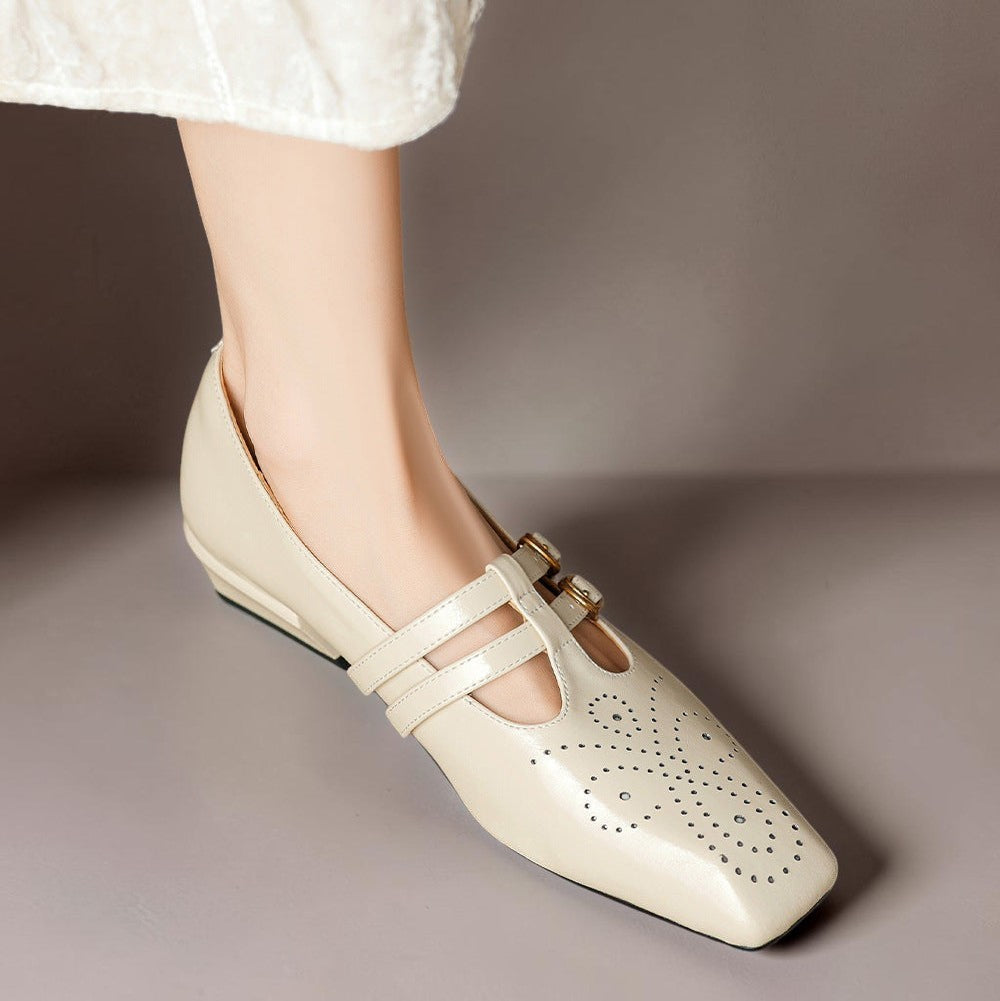 DELAUNAY | Babies Cuir Double Bride Pauline