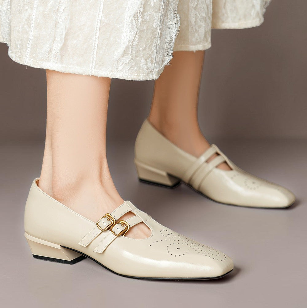 DELAUNAY | Babies Cuir Double Bride Pauline