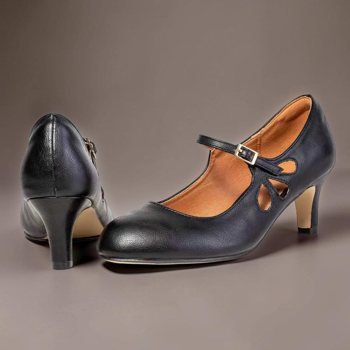 DELAUNAY | Escarpins Noirs Bout Fermé Sylvie