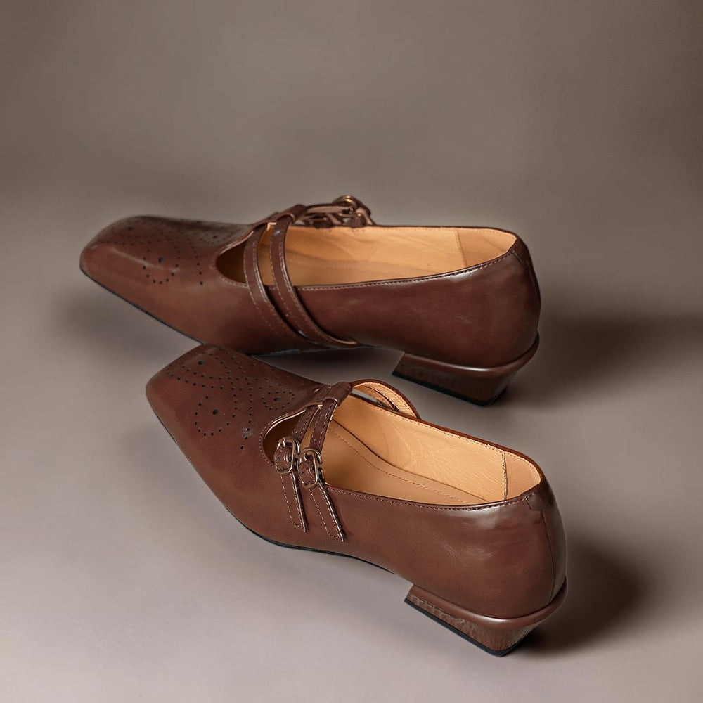 DELAUNAY | Babies Cuir Double Bride Pauline