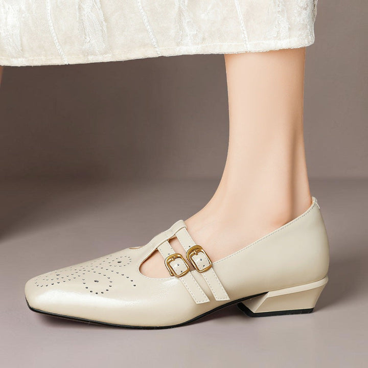 DELAUNAY | Babies Cuir Double Bride Pauline