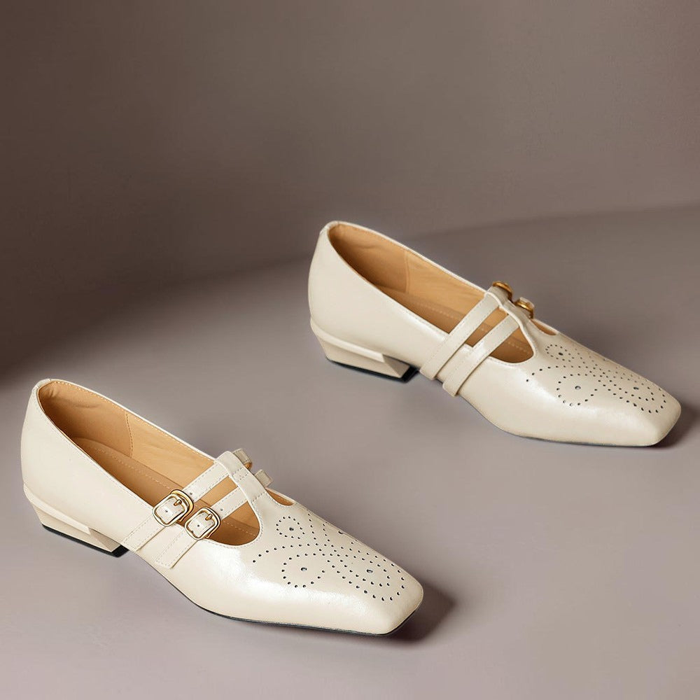 DELAUNAY | Babies Cuir Double Bride Pauline