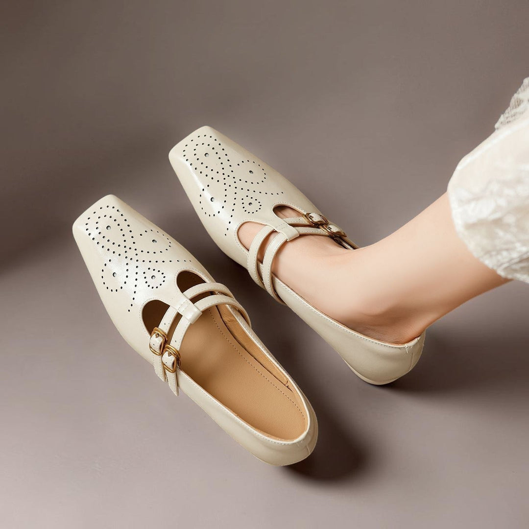 DELAUNAY | Babies Cuir Double Bride Pauline