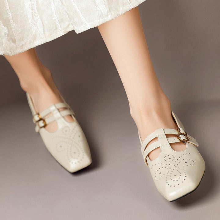 DELAUNAY | Babies Cuir Double Bride Pauline