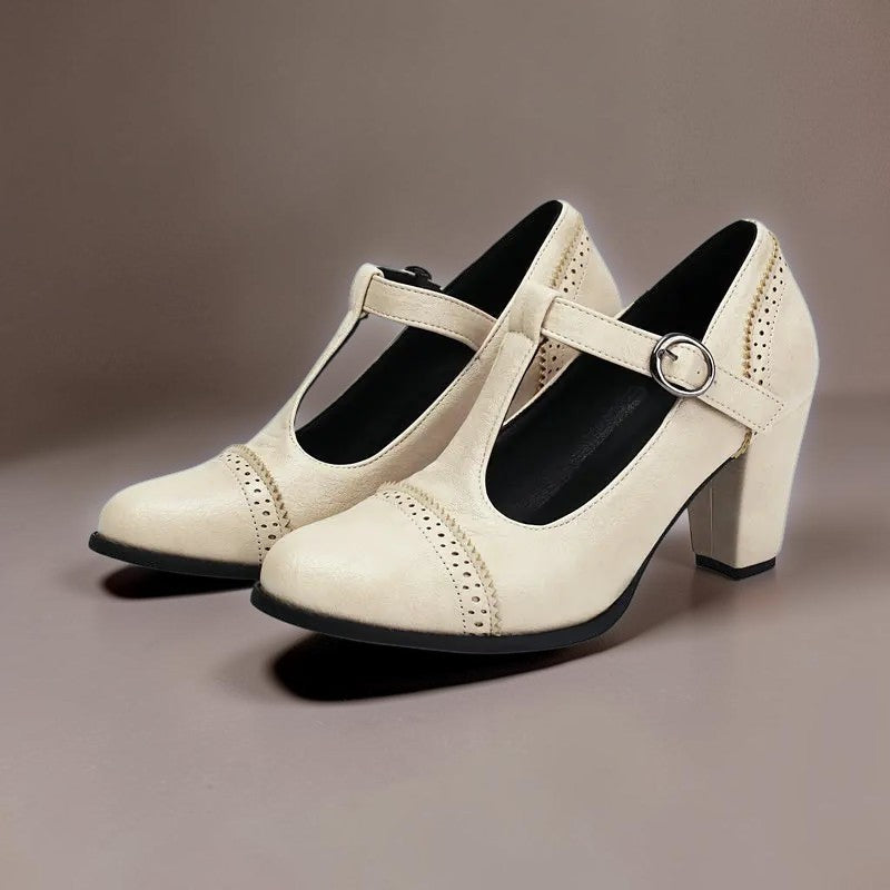 DELAUNAY | Escarpins Perforés à Bride Sandrine