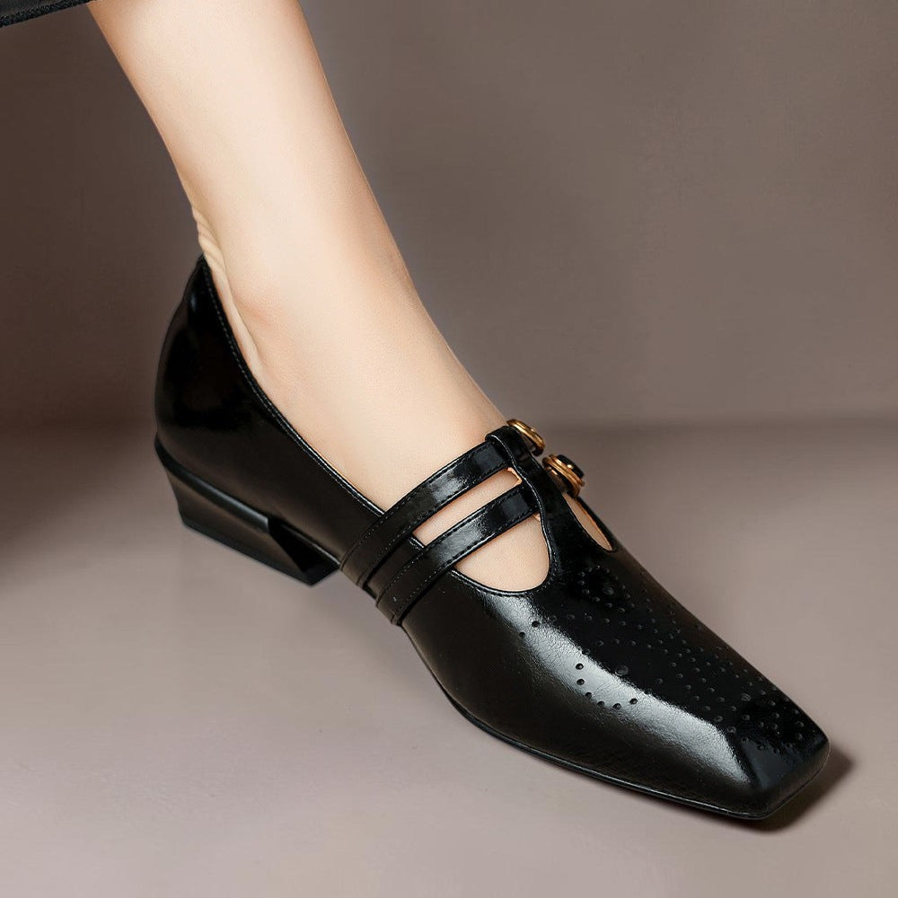 DELAUNAY | Babies Cuir Double Bride Pauline