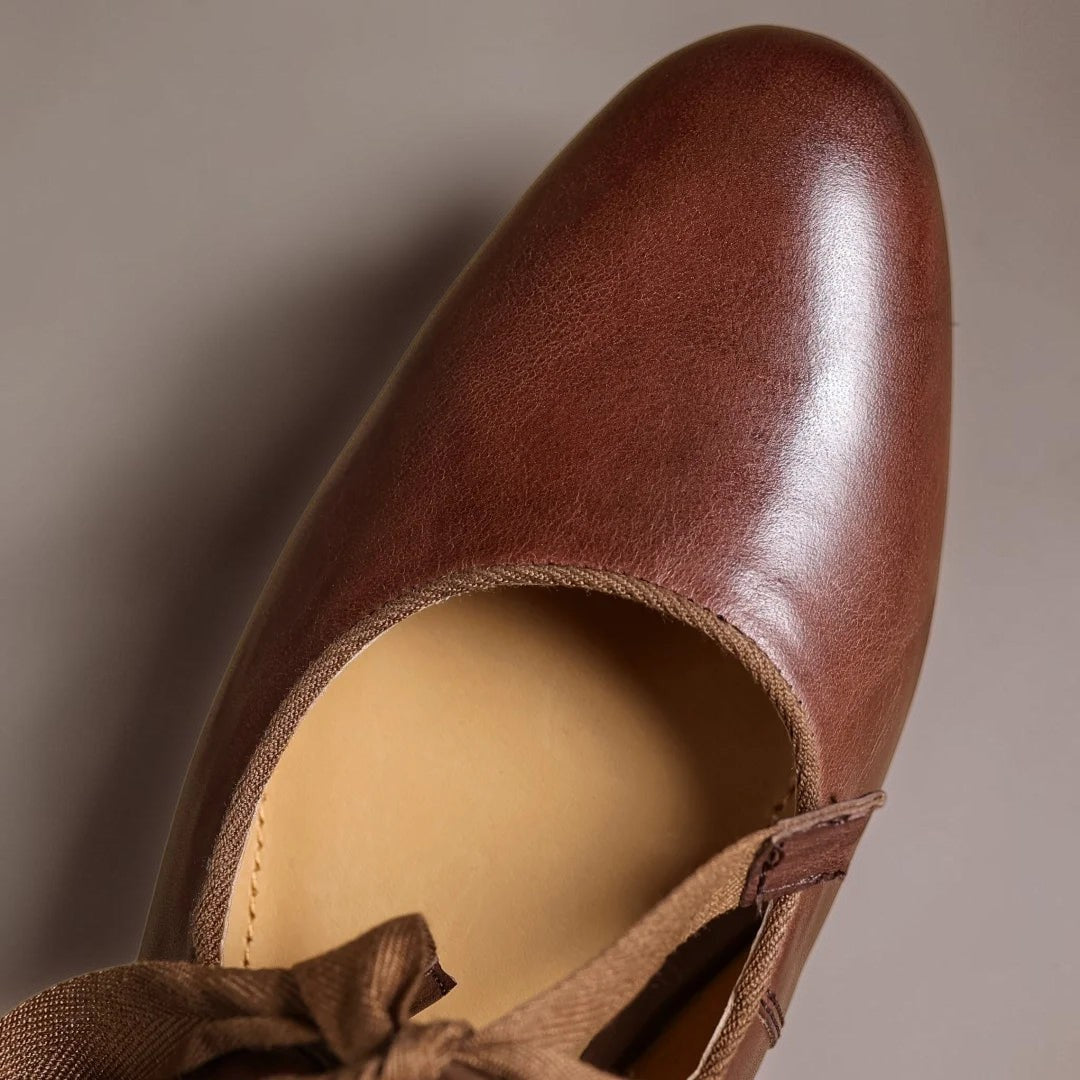 DELAUNAY | Ballerines Cuir à Nœud Sophie