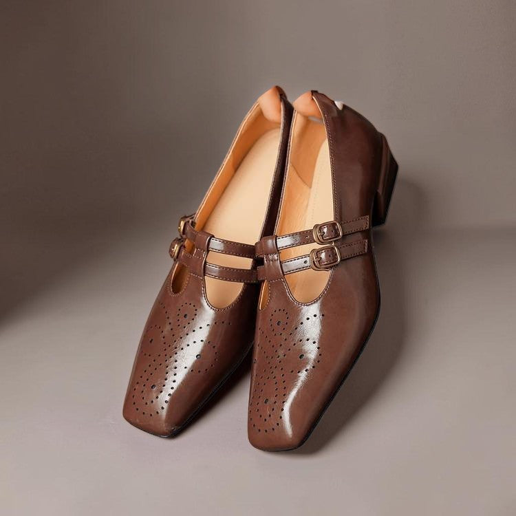 DELAUNAY | Babies Cuir Double Bride Pauline