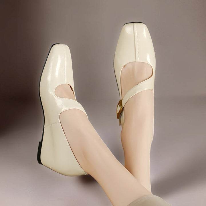 Delaunay | Babies Cuir Bout Carré Michèle