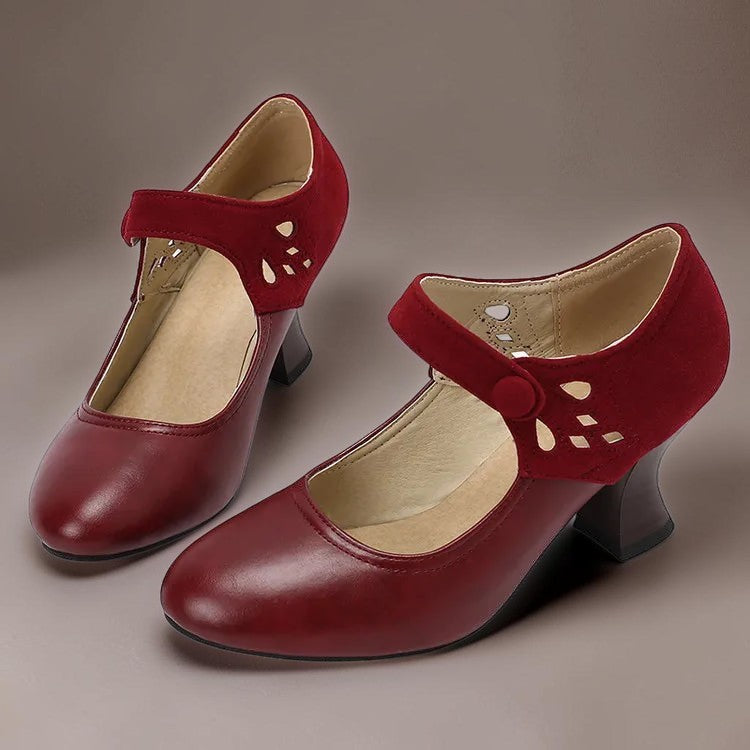 DELAUNAY | Escarpins à Bride Boutonnée Aveline