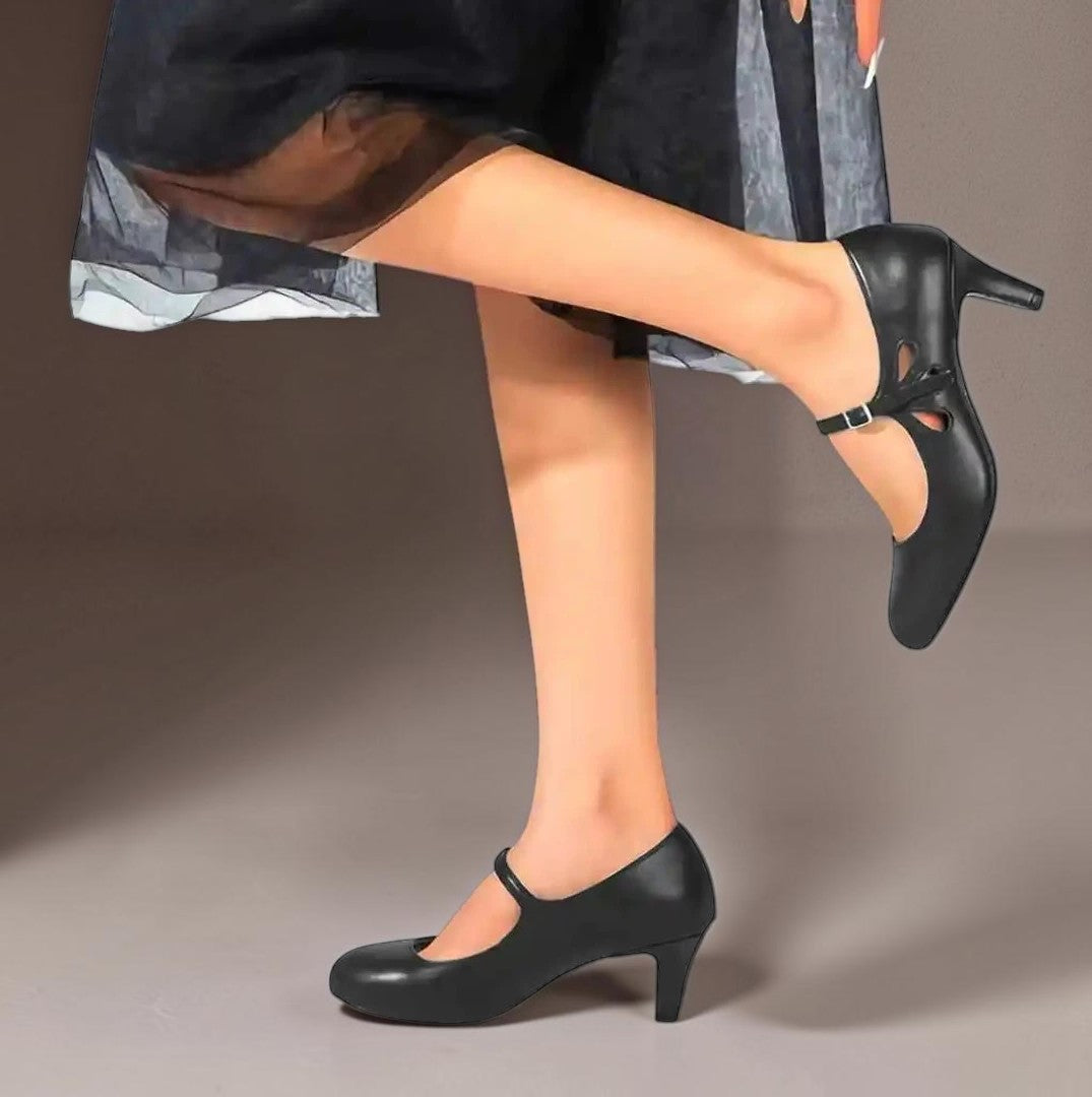 DELAUNAY | Escarpins Noirs Bout Fermé Sylvie