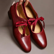 DELAUNAY | Ballerines Cuir à Nœud Sophie