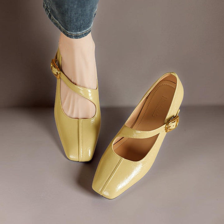 Delaunay | Babies Cuir Bout Carré Michèle