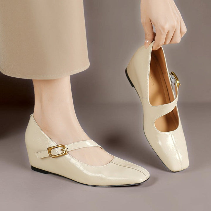 Delaunay | Babies Cuir Bout Carré Michèle