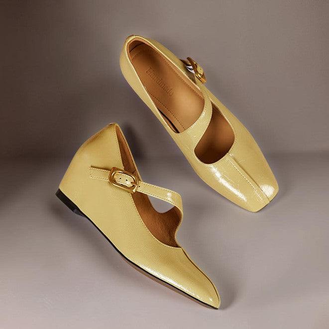 Delaunay | Babies Cuir Bout Carré Michèle