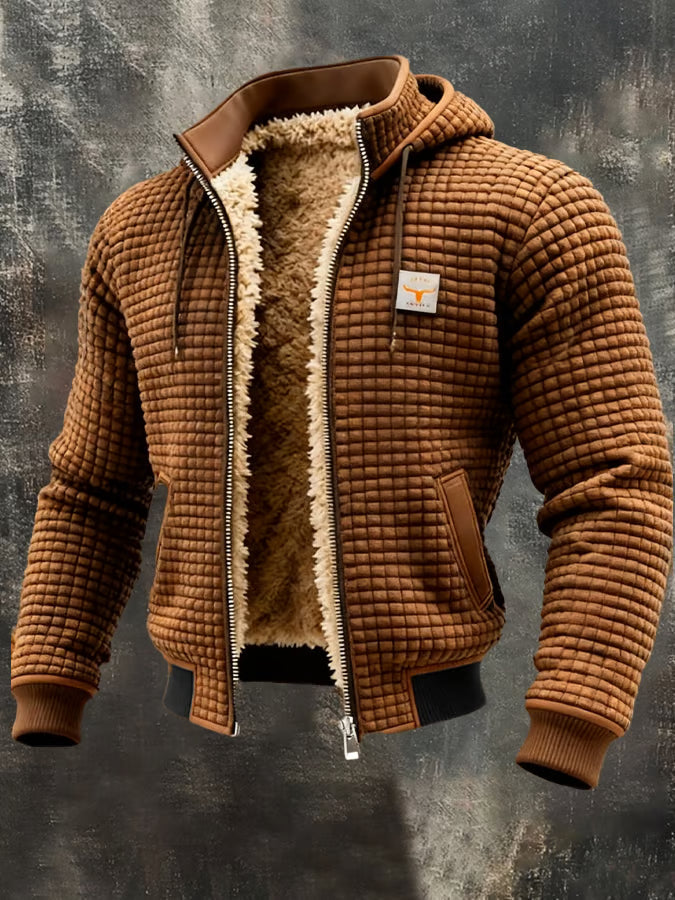 Delaunay | Veste Rétro avec Capuche et Fermeture Éclair