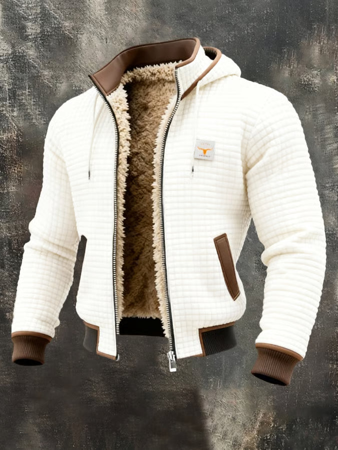 Delaunay | Veste Rétro avec Capuche et Fermeture Éclair
