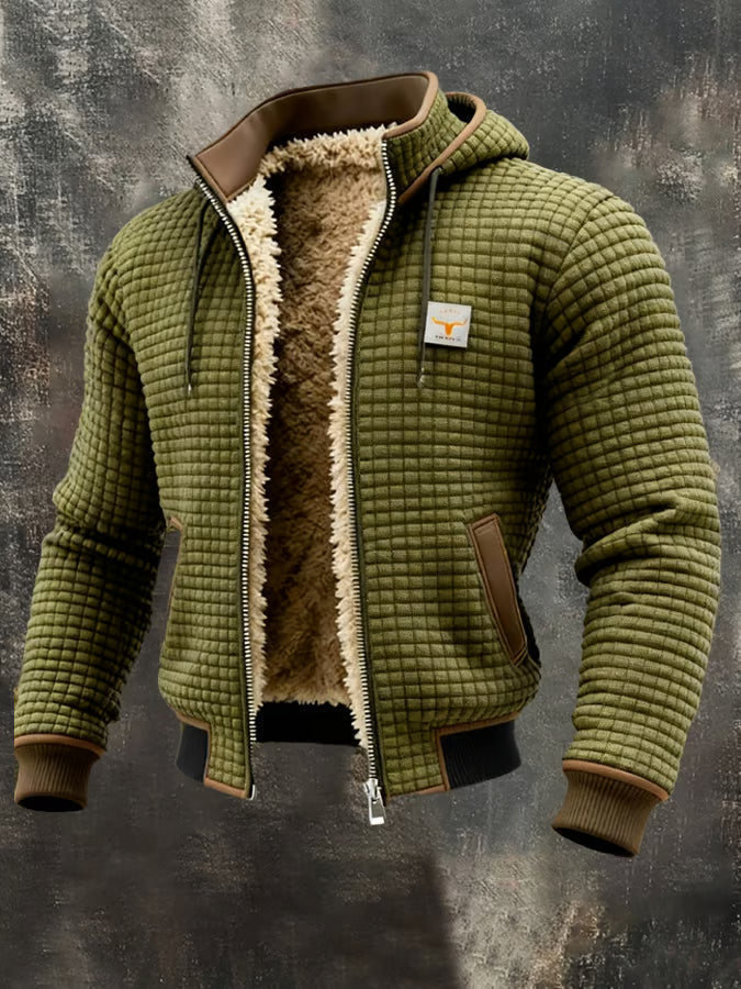 Delaunay | Veste Rétro avec Capuche et Fermeture Éclair