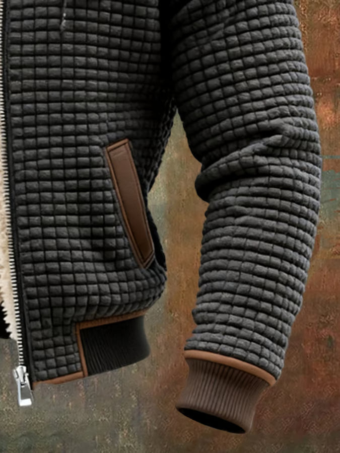 Delaunay | Veste Rétro avec Capuche et Fermeture Éclair