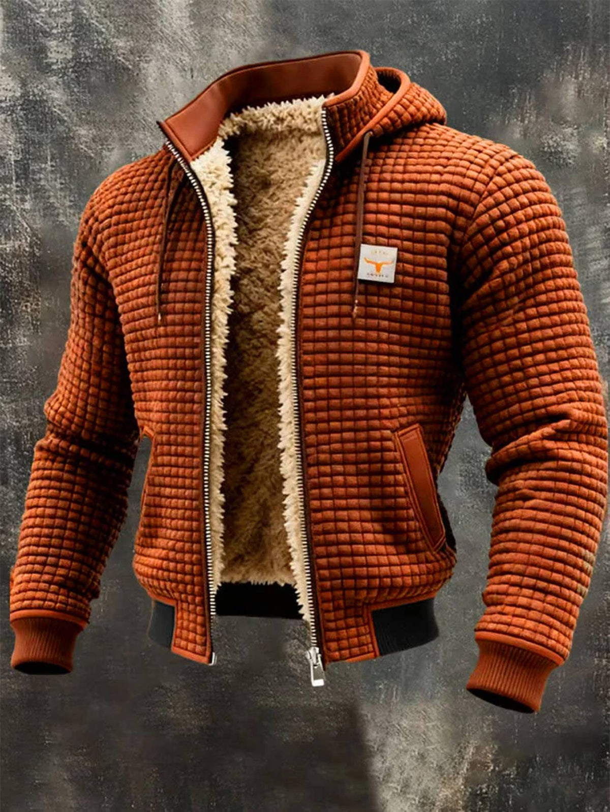 Delaunay | Veste Rétro avec Capuche et Fermeture Éclair