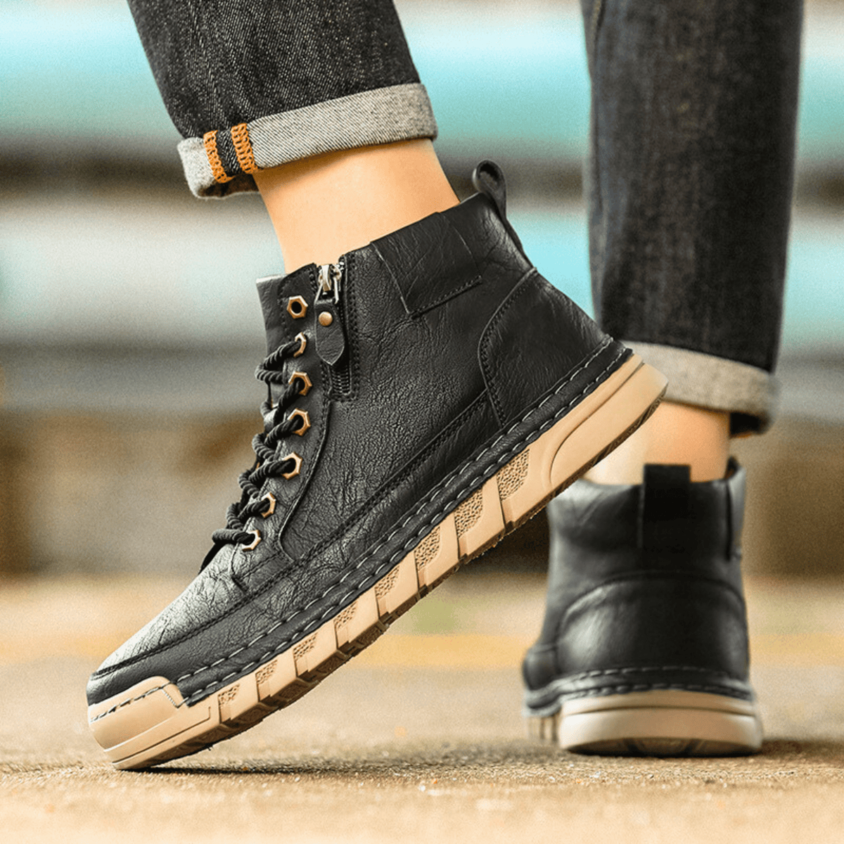 DELAUNAY | Bottes en Cuir pour Homme
