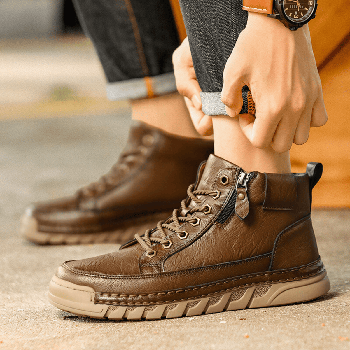 DELAUNAY | Bottes en Cuir pour Homme