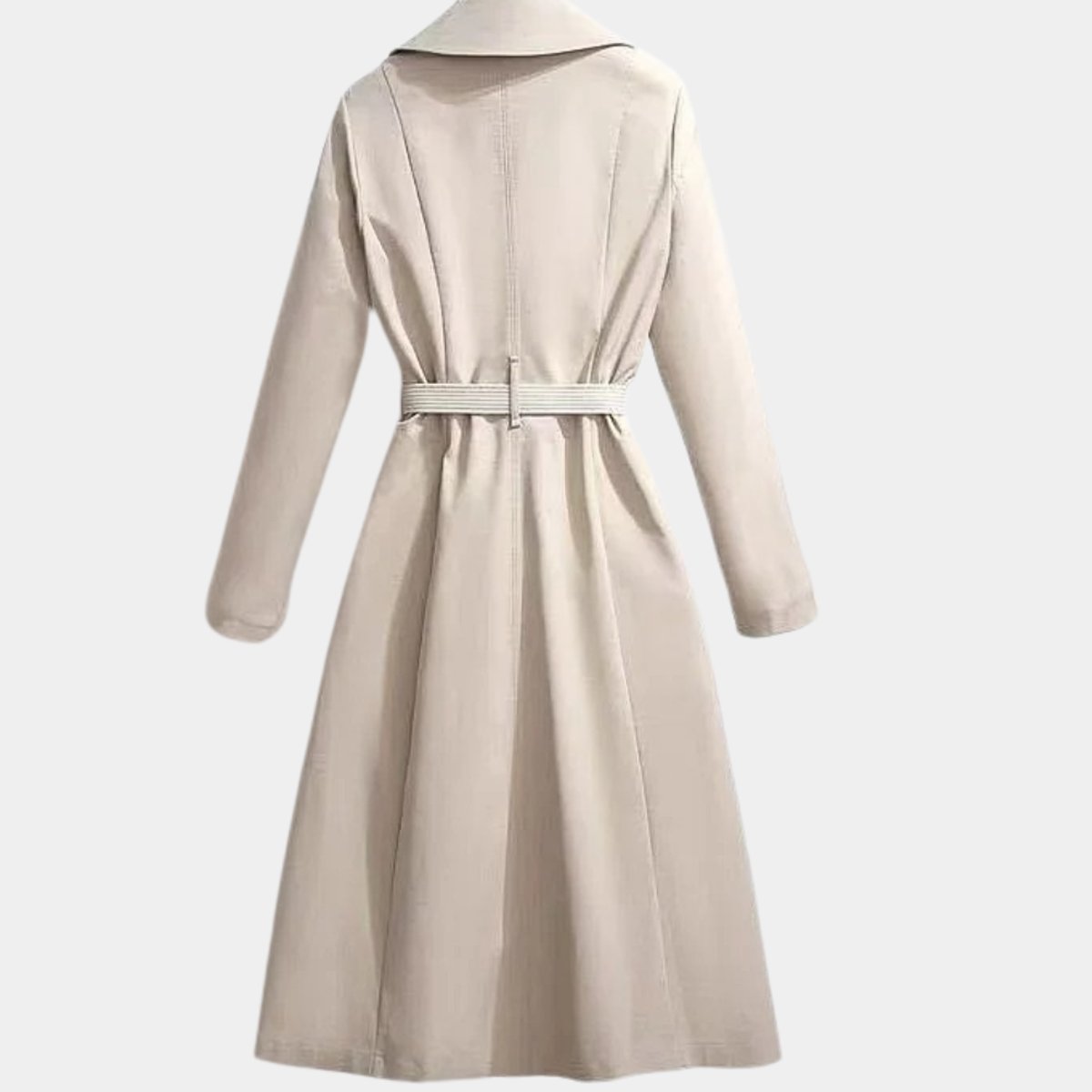 Clarice | Trench-coat classique mi-long à ceinture