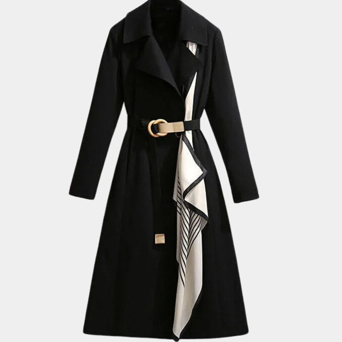 Clarice | Trench-coat classique mi-long à ceinture