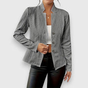 Loretta | Gilet texturé à boutons devant