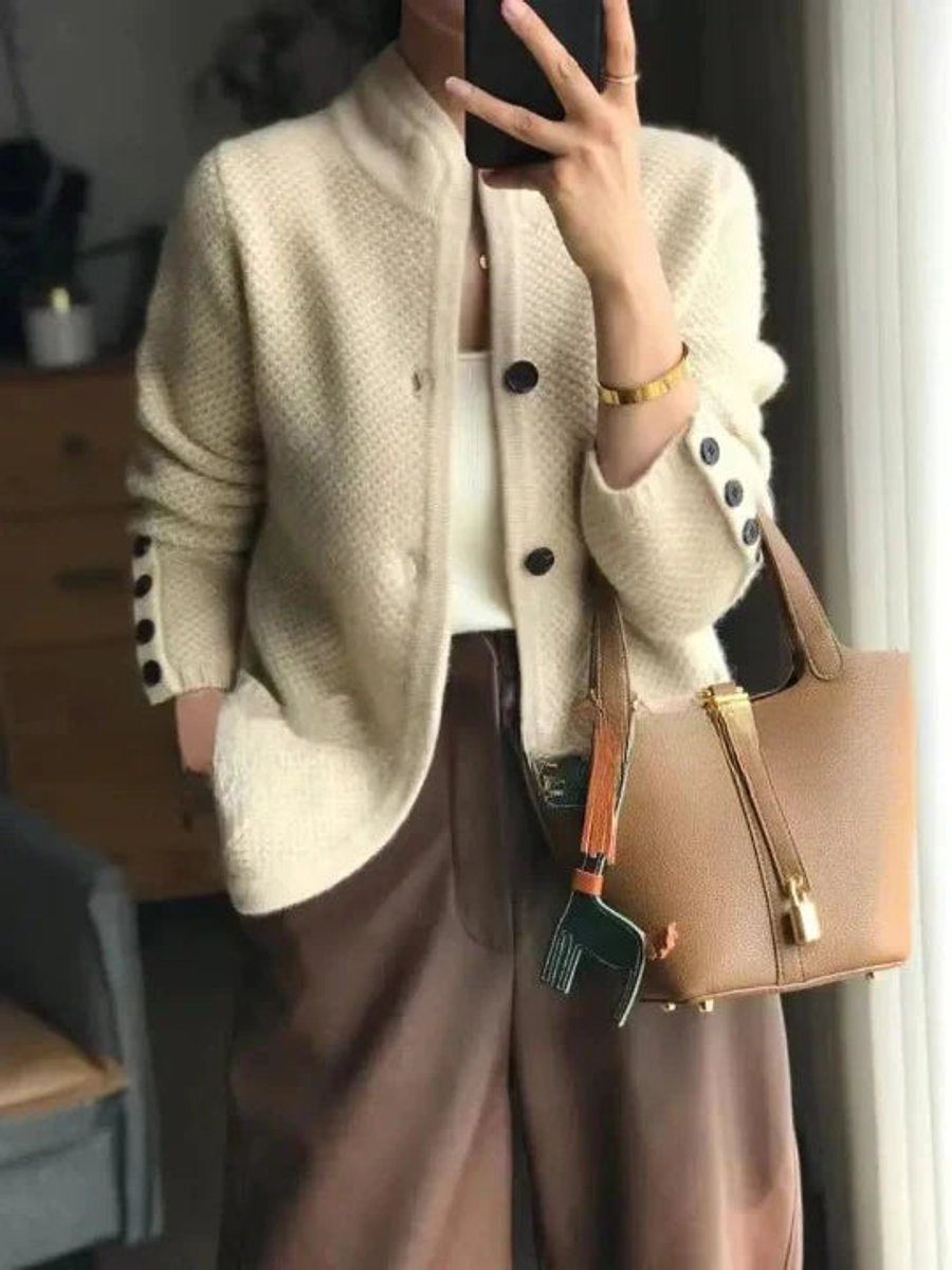 Penelope | Cardigan en Laine avec Boutons