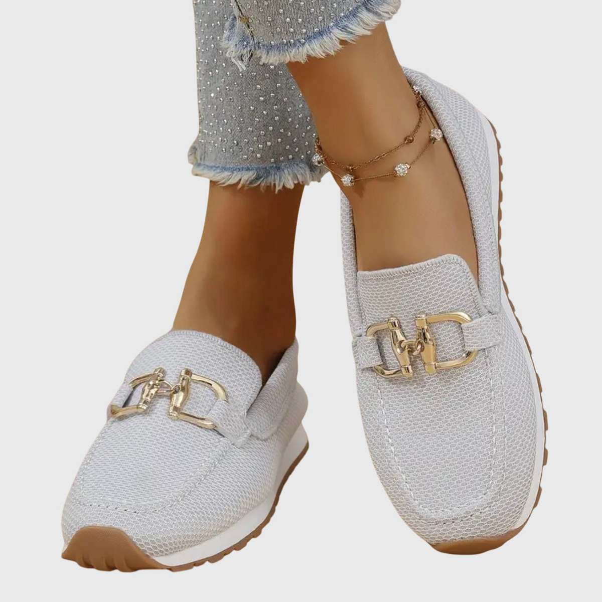 DELAUNAY | Mocassins Maille Semelle Plateforme Michèle