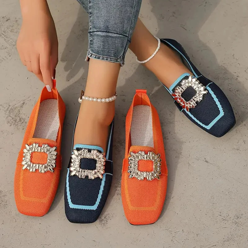DELAUNAY | Mules Maille Boucle Ornée Manon