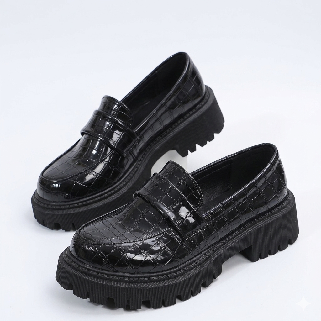 DELAUNAY | Mocassins Vernis Semelle Crantée Florence