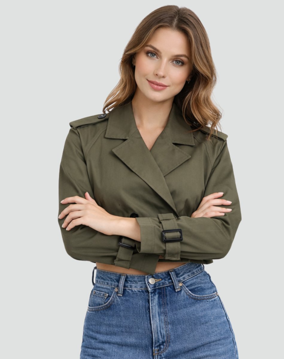 Juliana | Trench-coat court à ceinture