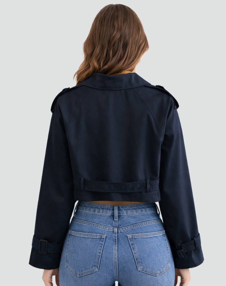 Juliana | Trench-coat court à ceinture