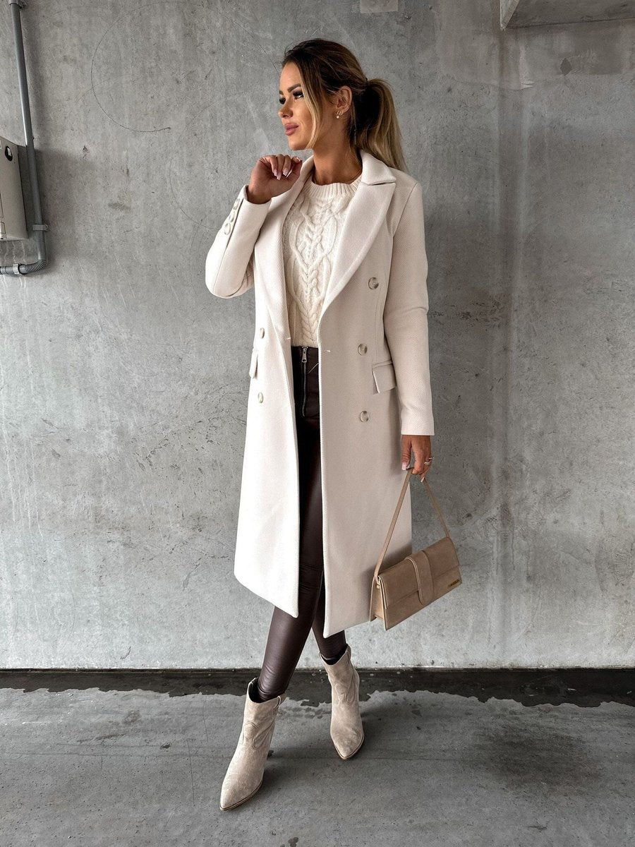 Emeline | Manteau long croisé