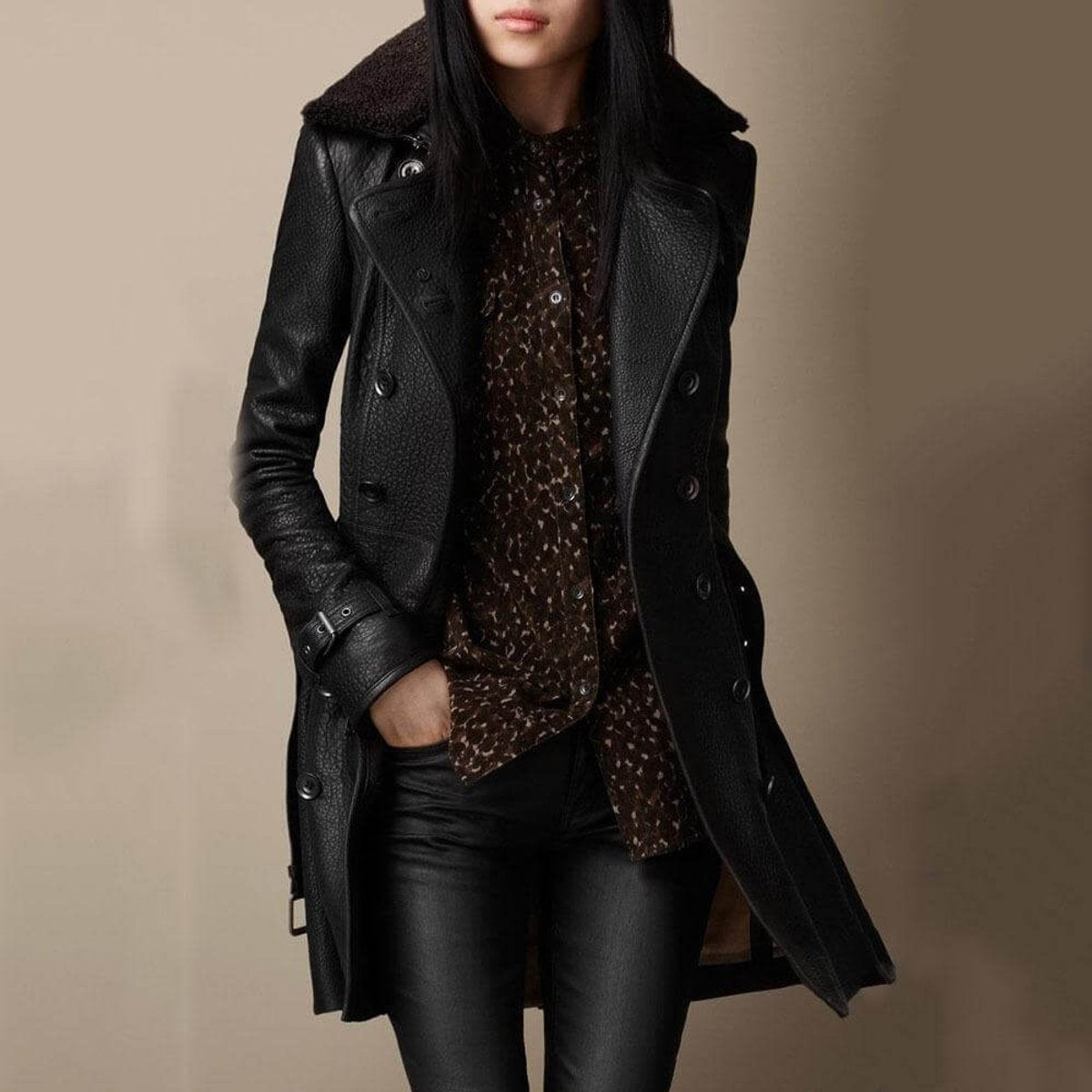 Selma | Trench-coat structuré croisé