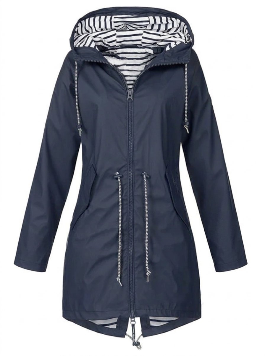 Margaret | Imperméable à capuche avec cordon de serrage