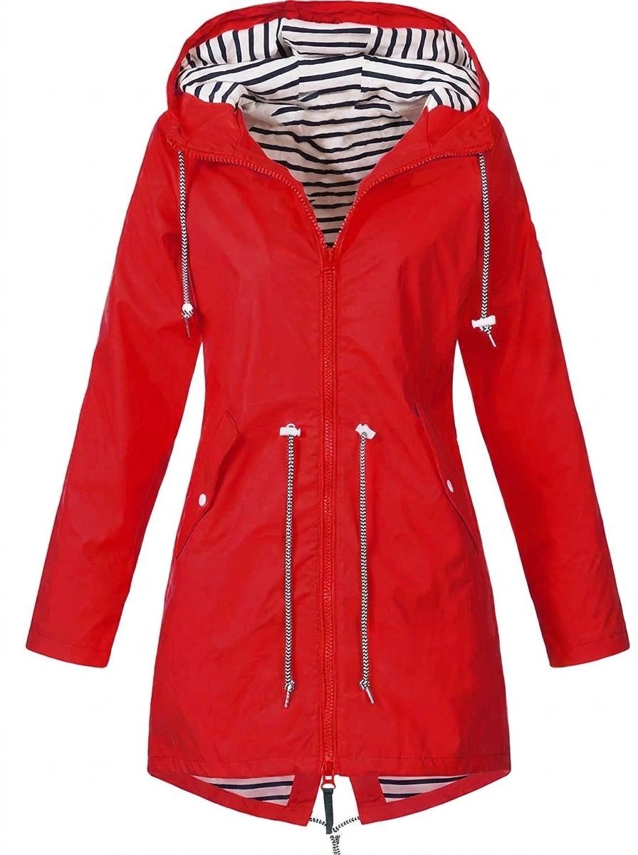 Margaret | Imperméable à capuche avec cordon de serrage