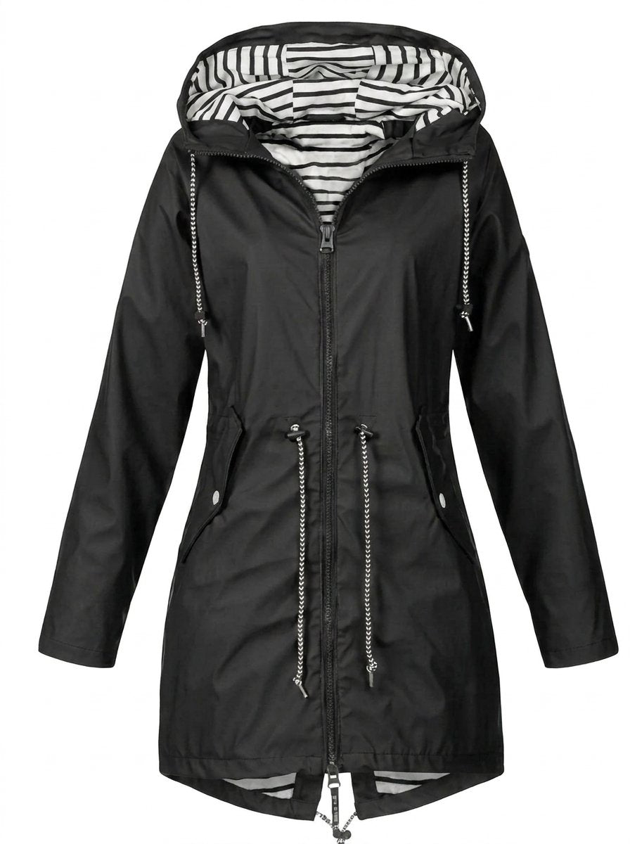 Margaret | Imperméable à capuche avec cordon de serrage