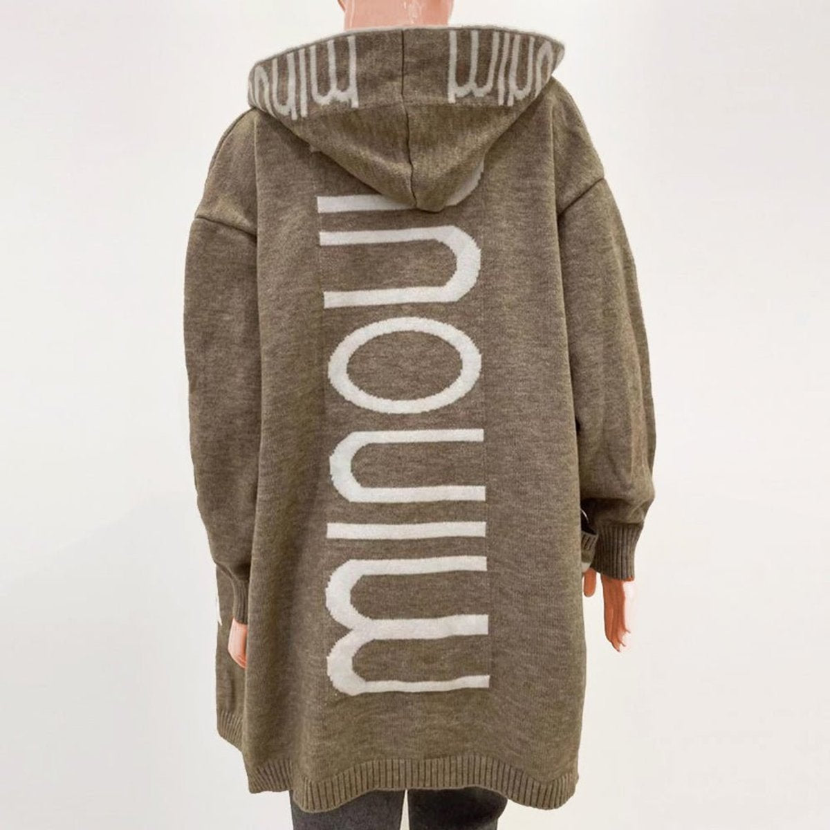 Rosabel | Gilet en maille ouvert à capuche
