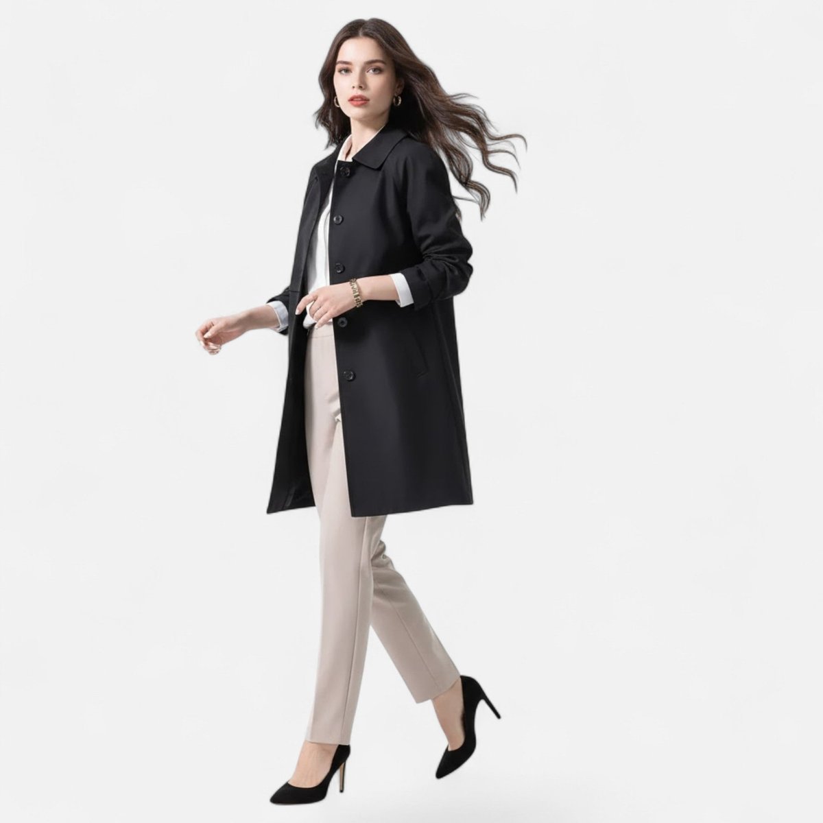 Margery | Manteau mi-long ajusté